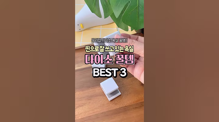 찐으로 잘 쓰고 있는 다이소 욕실 꿀템 3가지