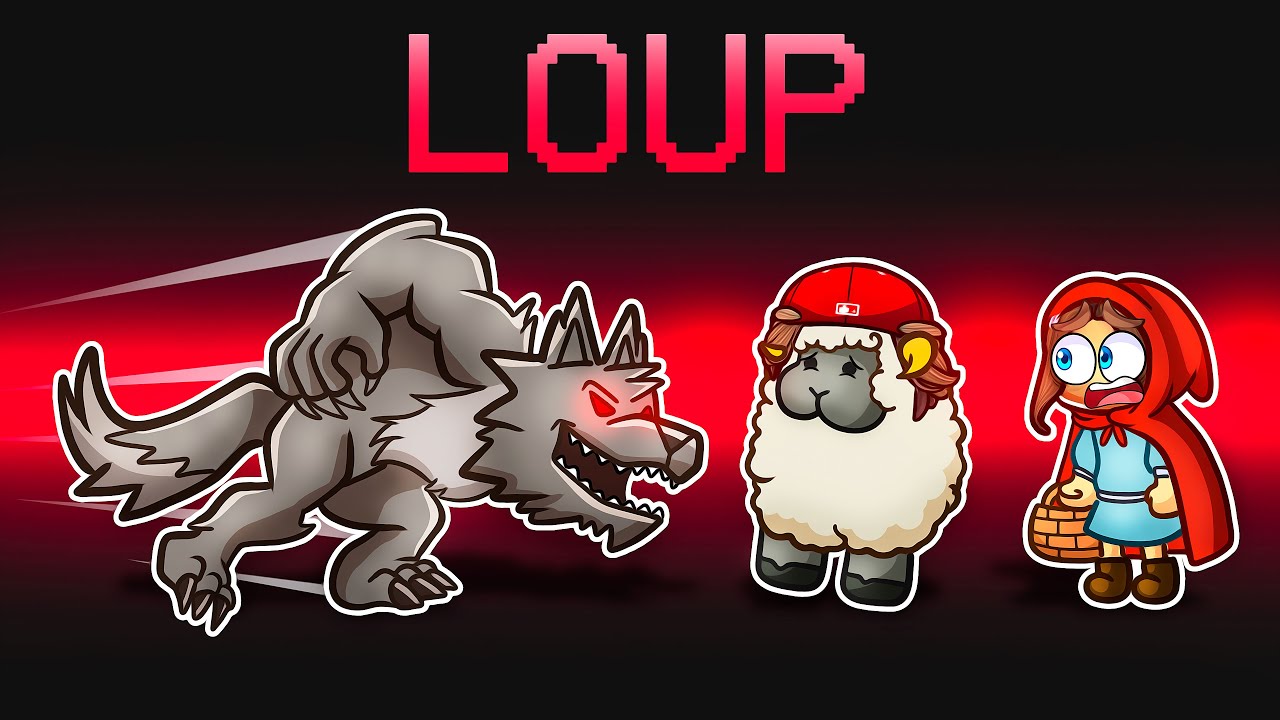 Échapper au GRAND MÉCHANT LOUP sur Among Us !
