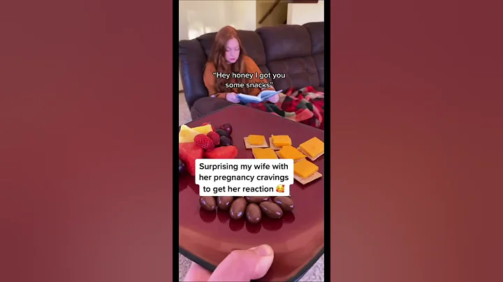 SURPRISING MY WIFE WITH HER PREGNANCY CRAVINGS #couple #shorts #pregnancy #viral #cute