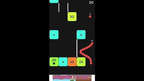 Snake VS block part 1 (classic mode) (IOS)