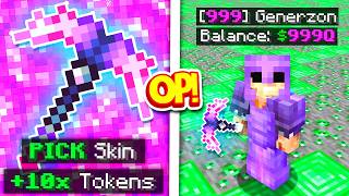 Add this SKIN to your PICKAXE to BECOME RICH in MINECRAFT: PRISONS! | Minecraft OP PRISON #3
