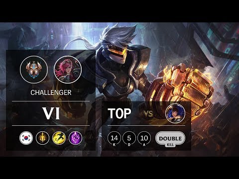 Vi Top vs Garen - KR Challenger Patch 9.21