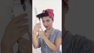 Rosie the Riveter ππ»β¨ Need a last minute Halloween look? We can do it π #hairstyle Rosie the Riveter ππ»β¨ Need a last minute Halloween look? We can do it π #hairstyle