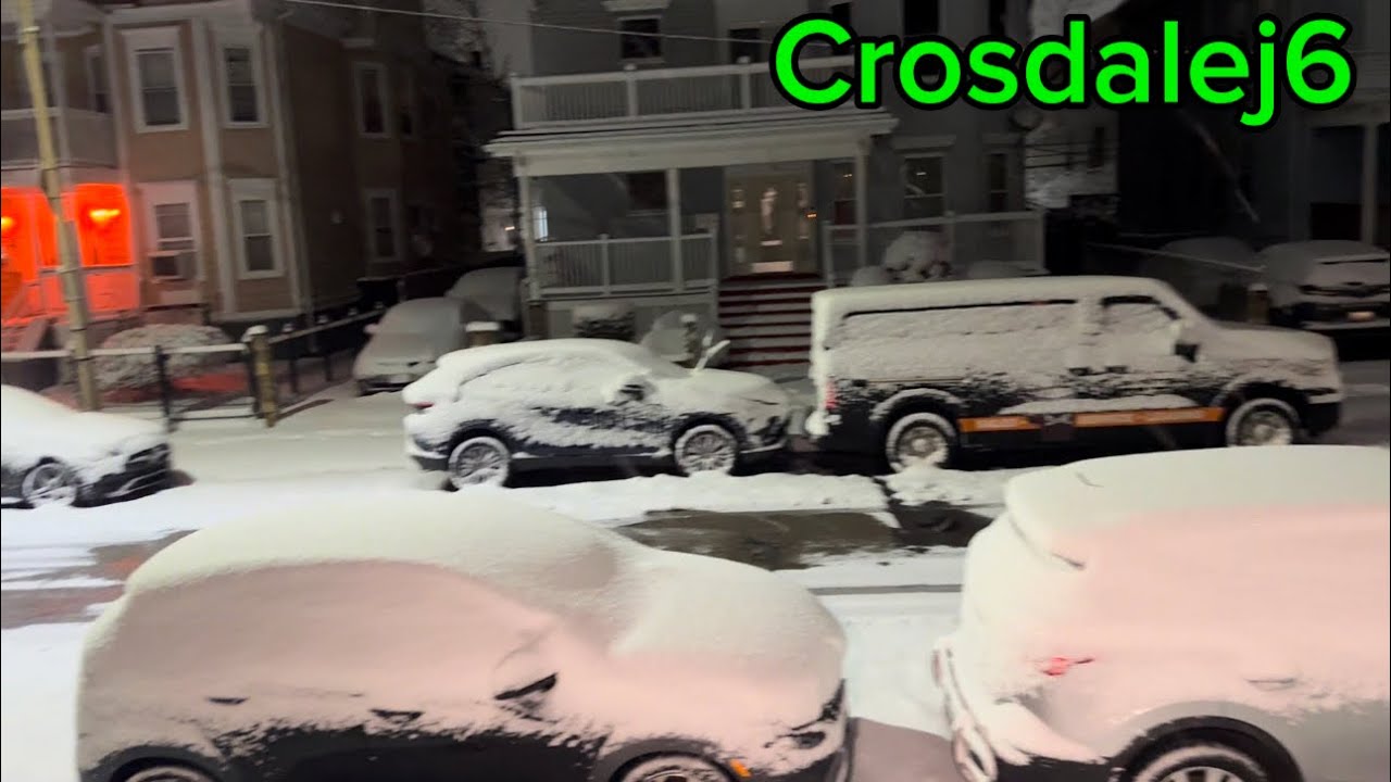 Driving to work after the snow storm #snow#snowstorm - YouTube