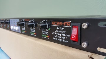 AC23-FR Active Crossover 2-3Way Review by PN Audio Products