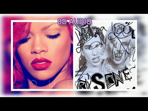 S&M Prisoner (Mashup) | (8D AUDIO) - Rihanna × Miley Cyrus ft Dua Lipa