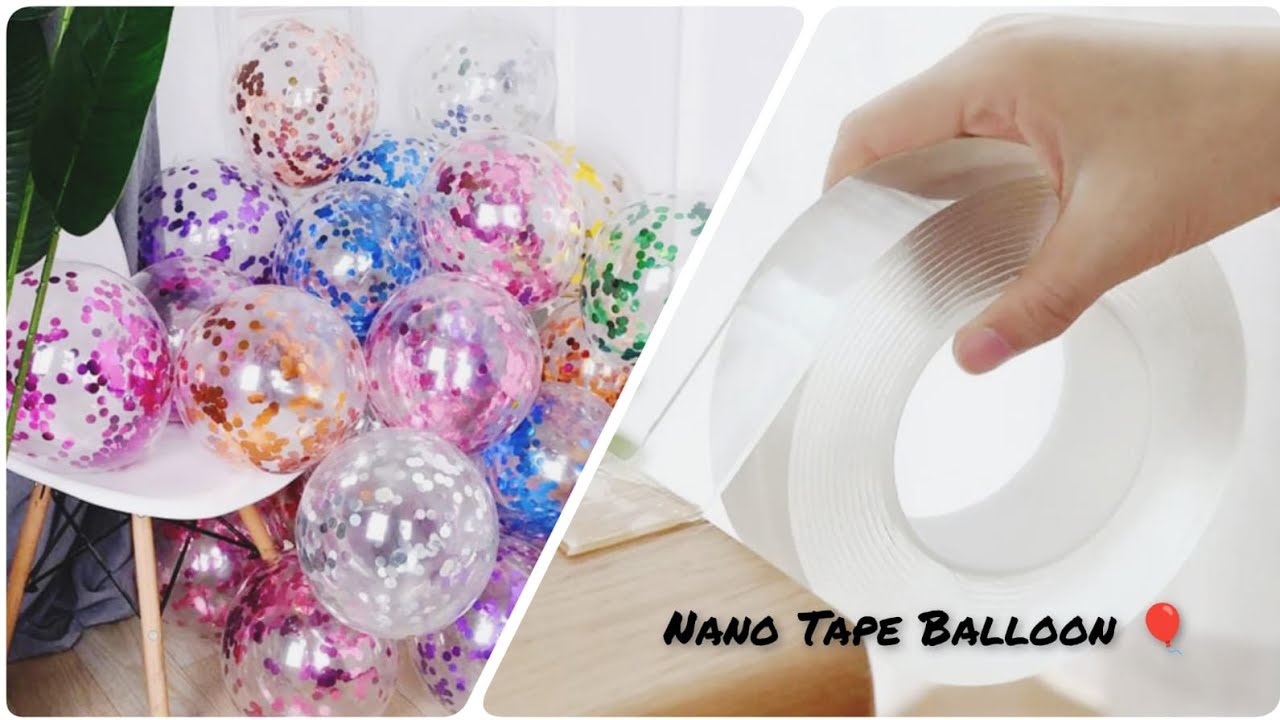 Amazing Balloon Decorations With Nano TapeHow to make a Balloon with nano tape? artwork 