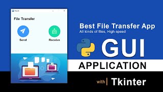 How to Create File Transfer App Using Python | Python Tkinter Project screenshot 3