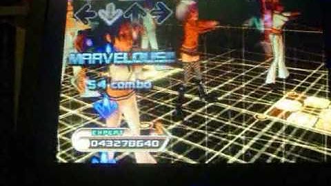 DDR Hottest Party 2 Encapture Nonstop Course AA with hand markers on part two