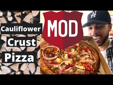 Is The Cauliflower Crust At MOD Pizza Worth It? | MOD Pizza Mukbang