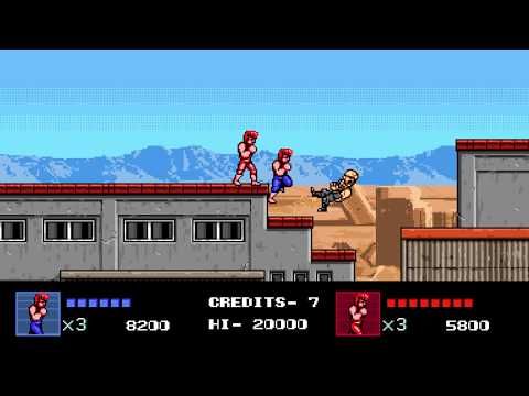 Double Dragon IV Two-Player Playthrough (Switch)