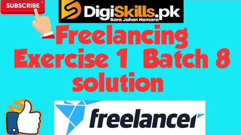 Freelancing exercise 1 batch 9 solution digiskills 2021 || digiskills exercise freelancing solution