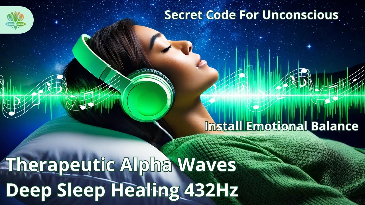 432Hz Therapeutic Alpha Waves for Deep Sleep, Stress Relief, Healing ...