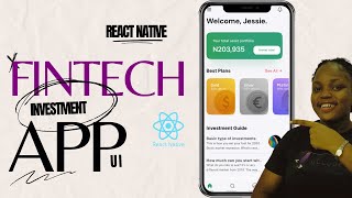 Fintech Investment App with React Native - UI Demo Introduction and Folder Structure