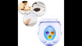 Baby soft potty seat toilet reducer with handle kids training adapter children toilet training seat screenshot 4