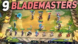 9 BLADEMASTERS ON PBE! | TL Saintvicious | Teamfight Tactics