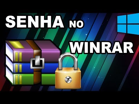 Vídeo: Como Colocar Uma Senha Em Um Arquivo Rar