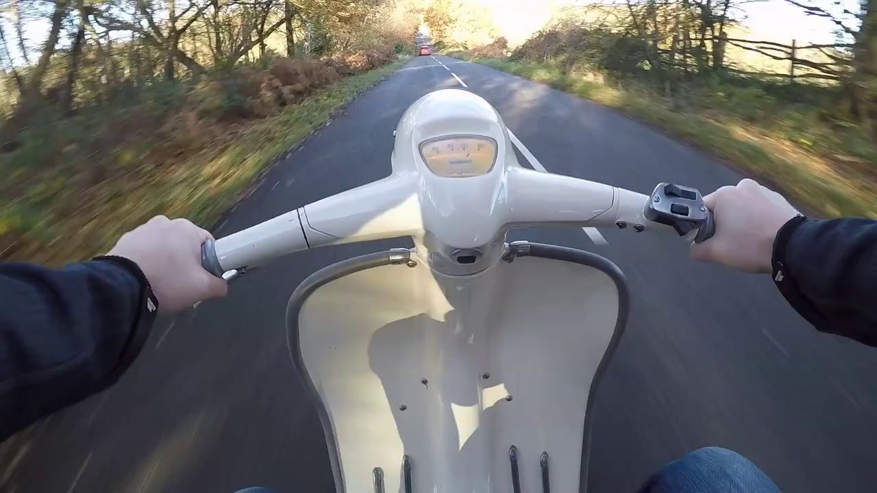 1965 Lambretta LI125 Series 3. Mugello 186cc, Dellorto 26mm PHBH and Ancillotti. Top speed on GPS.