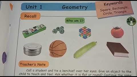 1st std II term Maths Geometry pg. no. 1 to 4
