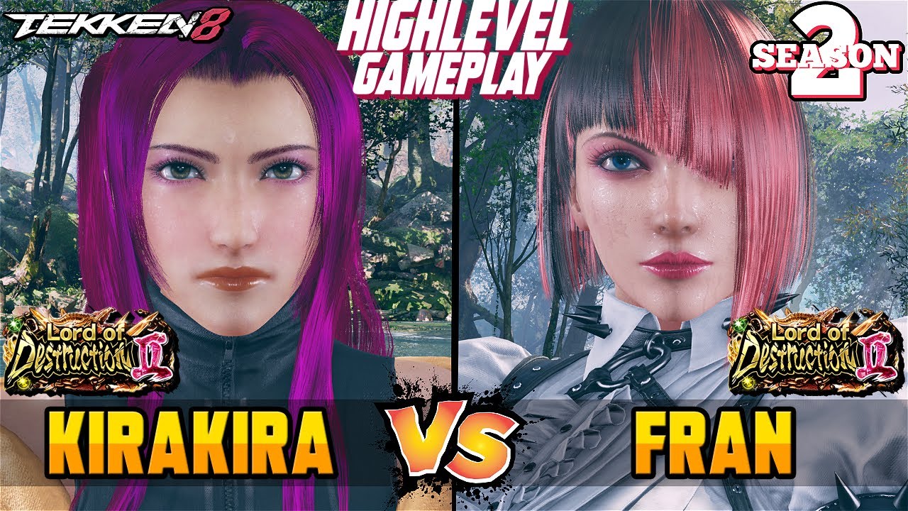 Tekken 8 – KIRAKIRA (Jun Kazama) vs FRAN (Anna Williams) – T8 (SEASON 2) High Level Gameplay!