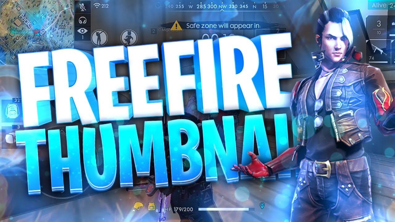 How To Make Free Fire Themed Thumbnail On Android How To Make Free Fire Thumbnails On Android Youtube