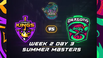 SMITE Summer Masters Week 2 Day 3: Camelot Kings vs Jade Dragons