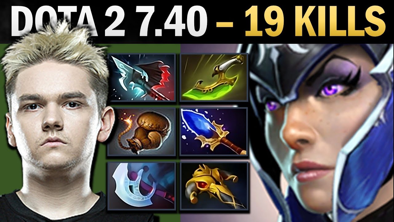 Luna Pro Carry with 19 Kills and Hurricane Pike - Dota Gameplay