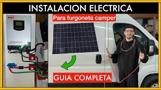 INSTALACIÓN ELÉCTRICA en FURGONETA CAMPER | Guía completa para novatos | CAMPERIZACION COMPLETA #19