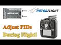 Rotorflight Nexus-XR Adjusting PIDs During Flight Using Radiomaster TX16S
