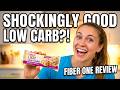 TRYING FIBER ONE LOW CARB  BIRTHDAY CAKE TREATS