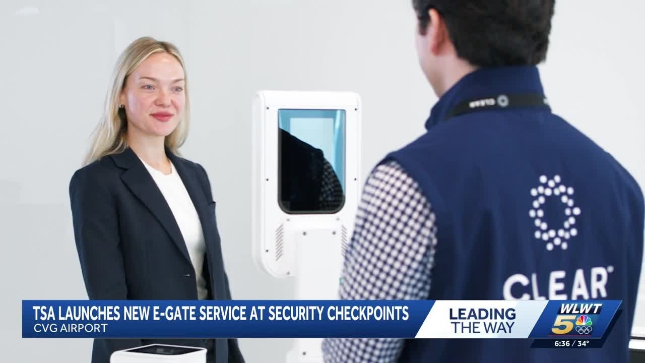 CLEAR rolls out eGates at CVG Airport to cut down on security wait times