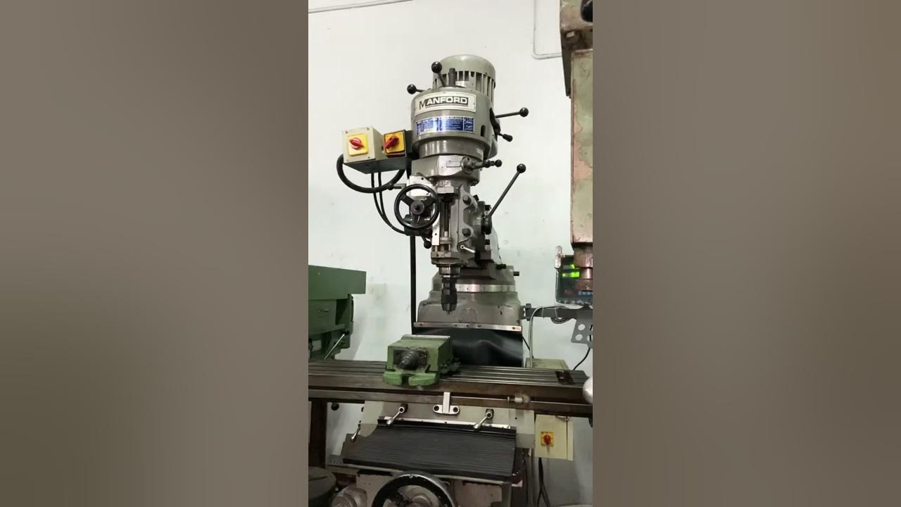 MANFORD M1TR DRO MILLING MACHINE 4KS ISO30 YouTube