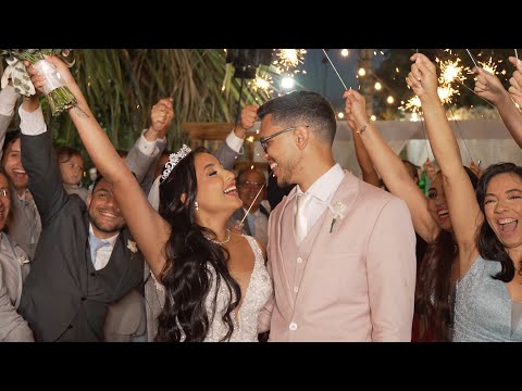 Casamento lindo em Brasília  - Paula e Filipe - Sameday entregue no dia do casamento