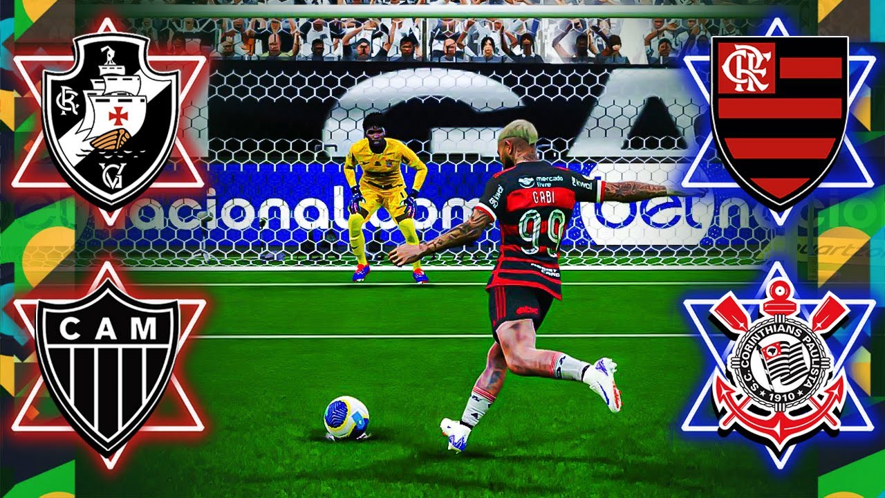 SEMI FINAL DA COPA DO BRASIL 2024 NOS PÊNALTIS !! EFootball 2024 - YouTube