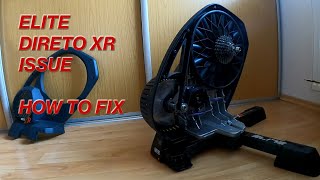 Elite Direto Xr - issue - creaking, cracking - how to fix (repair)