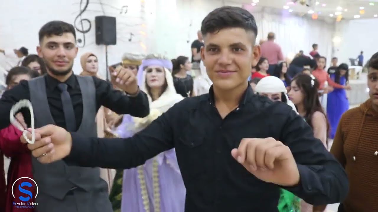 اجمل حفلات كوباني اهالي قرية تل غزال زفاف العروسين ديار &  كلستان اقيم الحفل في صالة الفرات رقم (5)