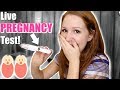 LIVE PREGNANCY TEST!? AM I PREGNANT AGAIN? TTC BABY #2!