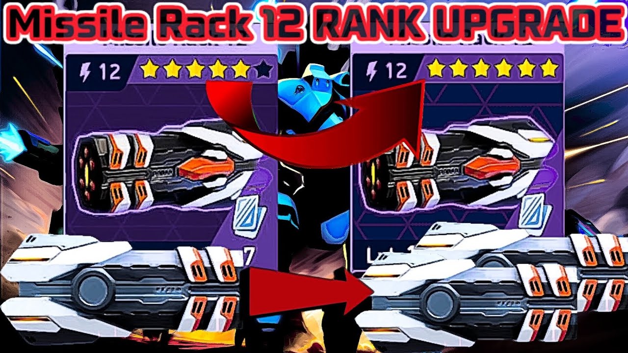 Missile Rack 12 RANK UPGRADE to 6 STAR 🔥🔥🔥|Mech Arena|NoobMastr2.0 ...