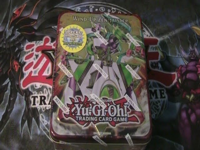 2nd Best Yugioh Wind Up Zenmaister 2011 Tin Opening Ever! - YouTube