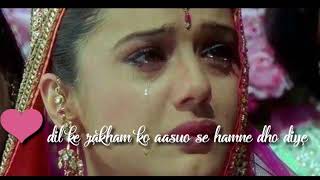 Whatsapp status video||dil ke zakham aasuo hamne dhodiye||Female sad song by jaka bhai
