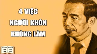 4 việc người khôn đầu năm không làm - Triết Lý Cuộc Sống