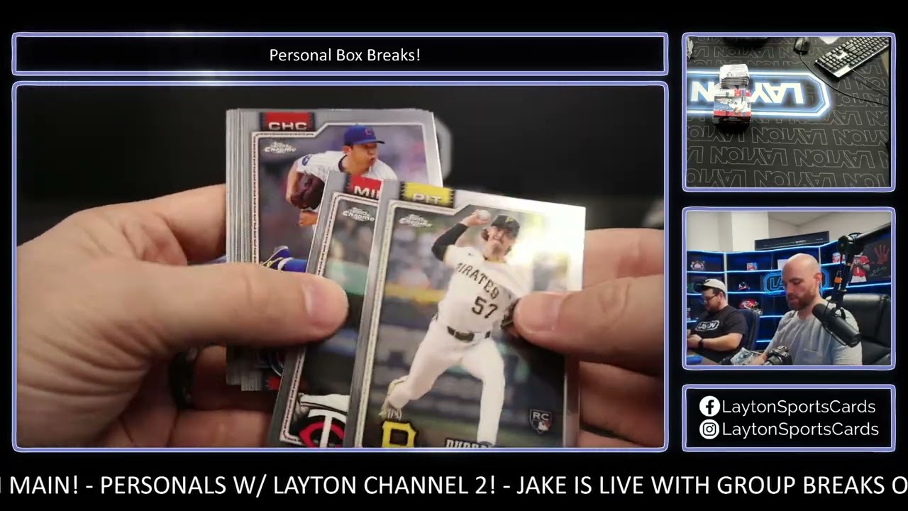 Thumbnail for 2026 Topps Chrome Baseball Jumbo 4 Box Break for Casey W