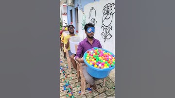 Pour challenge multi color ping pong 10000 ball challenge