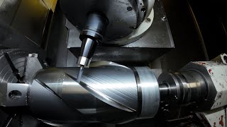 Machine Helical Flutes