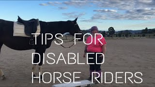 Tips For Disabled Horse Riders
