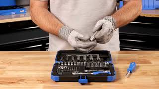 Draper Metric Socket Set 1/4 Sq. Dr. (47 Piece) | Screwfix