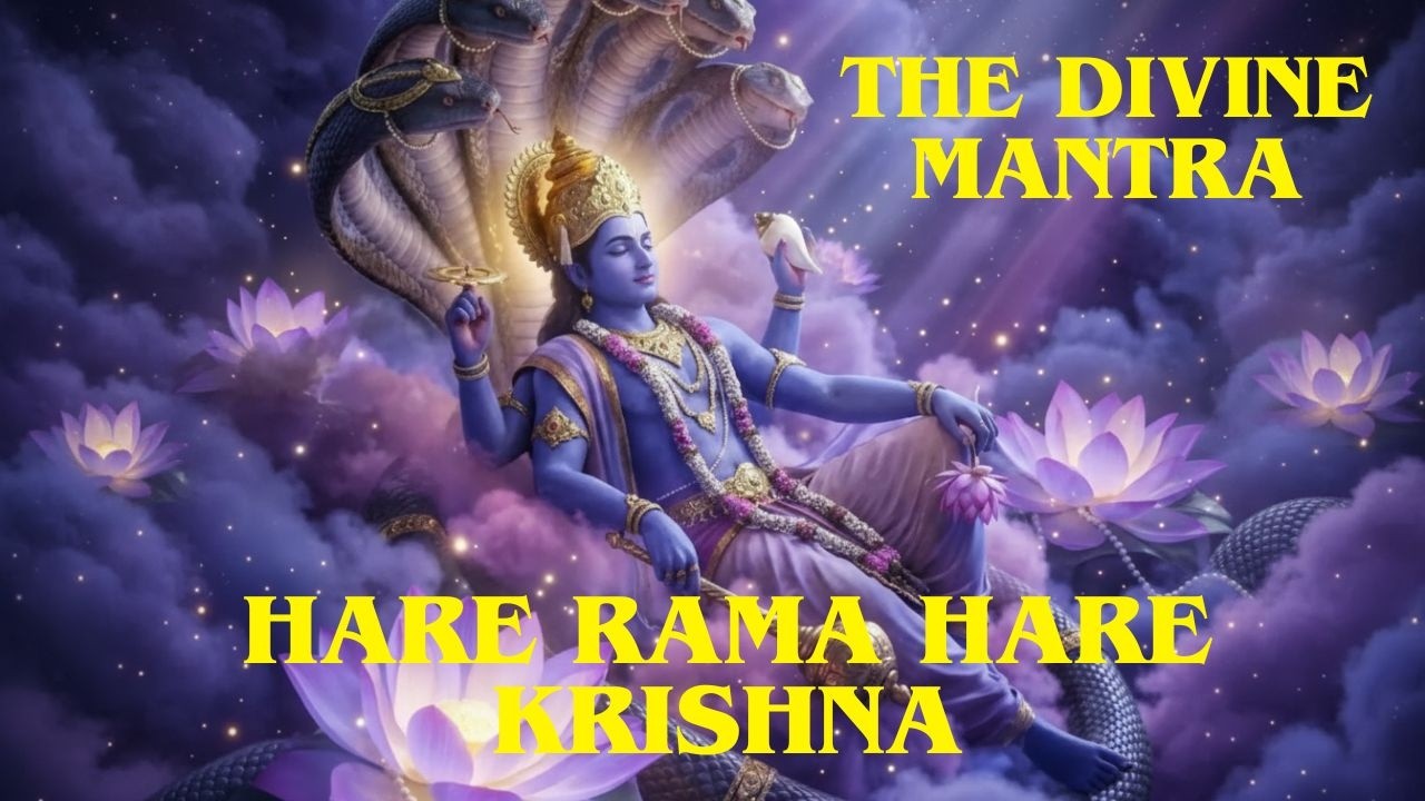 The Divine Mantra | Hare Rama Hare Krishna | Enchanting | Meditative | Peaceful | Divine |