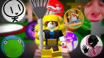 Bee Swarm Simulator, but a New Youtuber Plays Every 10 Minutes