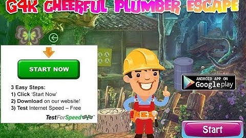 G4K Cheerful Plumber Escape Walkthrough [Games4King]