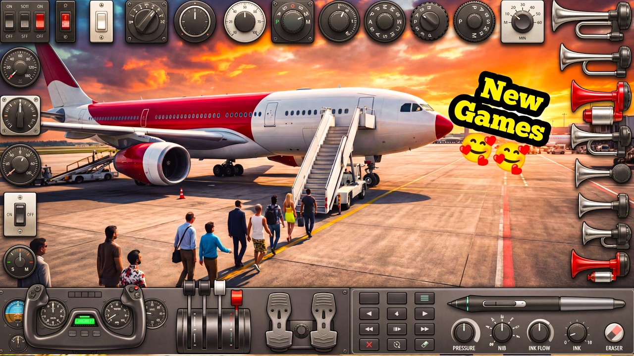 EMERGENCY LANDING! 😱 Can I Save The Passengers? - City Pilot Airplane Journey | Xtreme Hyper